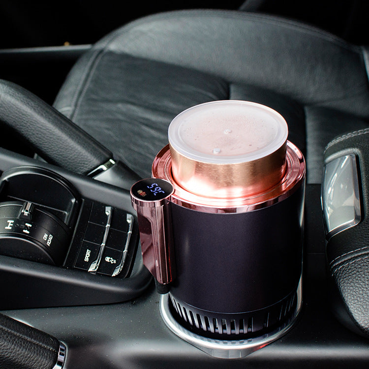 2-in-1 Car Heating & Cooling Cup – 12V Smart Temperature Control with Digital Display