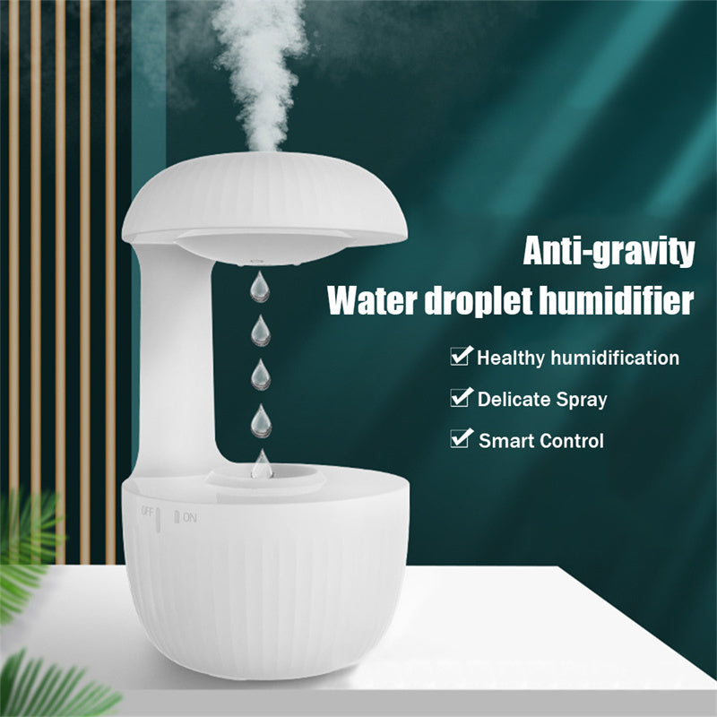 Anti-Gravity Mute Humidifier – Floating Water Drops Aromatherapy Diffuser