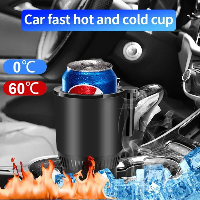 2-in-1 Car Heating & Cooling Cup – 12V Smart Temperature Control with Digital Display