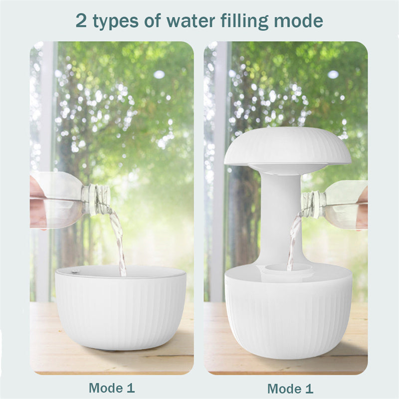 Anti-Gravity Mute Humidifier – Floating Water Drops Aromatherapy Diffuser