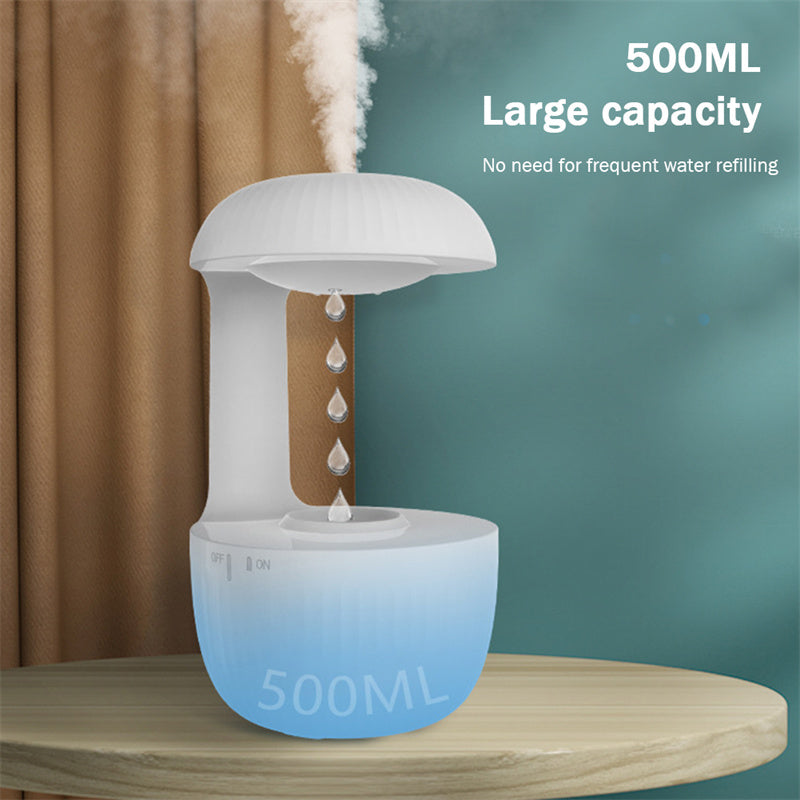 Anti-Gravity Mute Humidifier – Floating Water Drops Aromatherapy Diffuser
